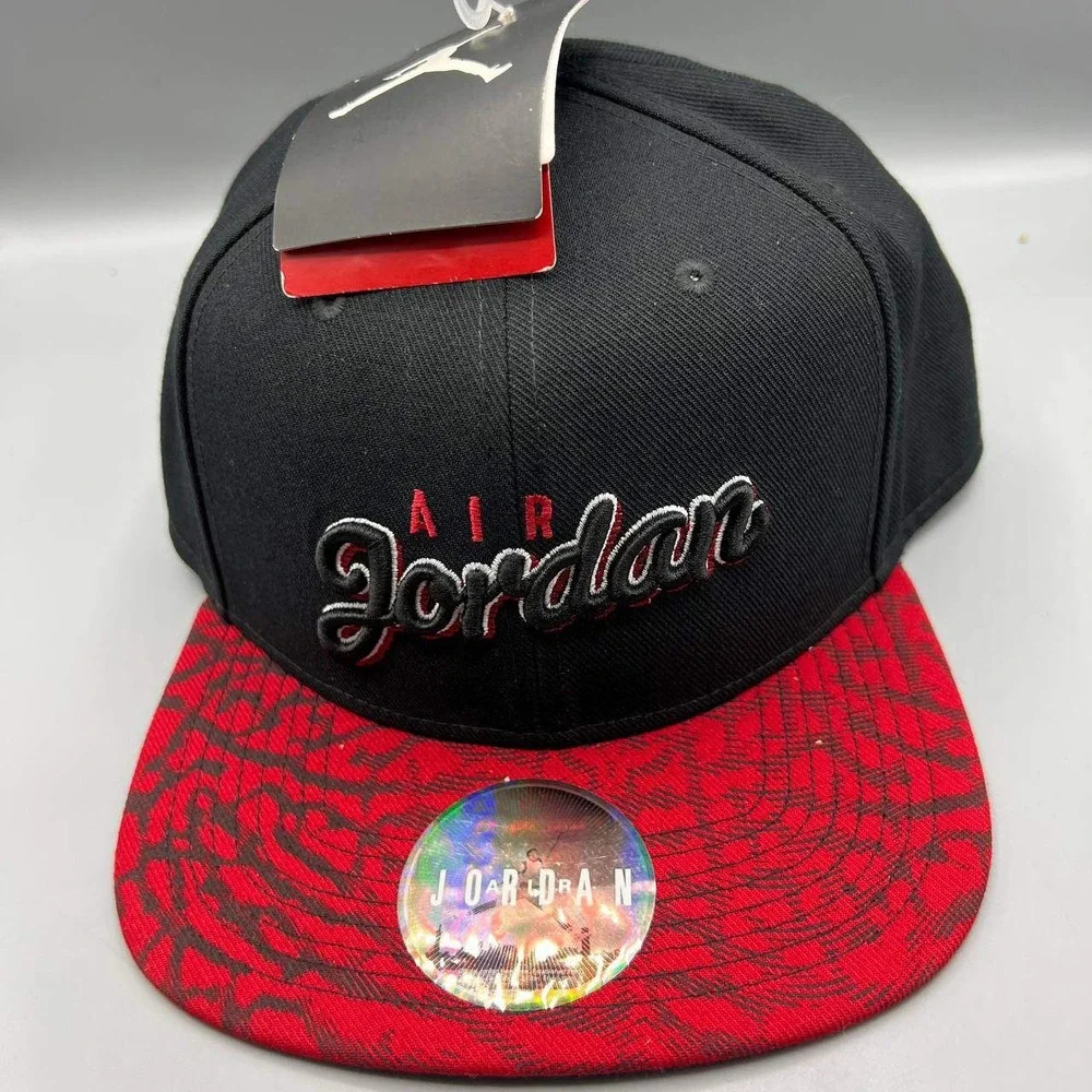 Air Jordan‎ Hat Men Black Cement Elephant Embroidered Jumpman Snap Back Cap New